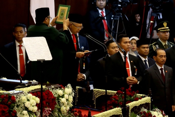 Kumpulan Foto Suasana Pelantikan Jokowi-Ma'ruf