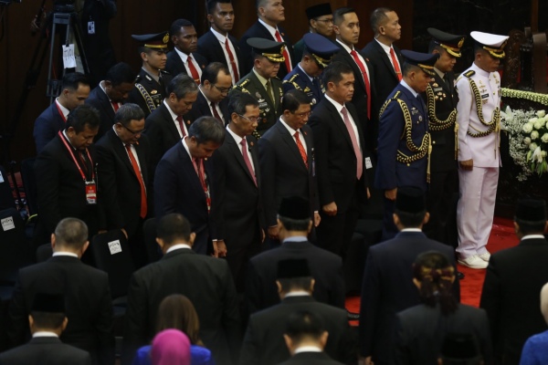 Kumpulan Foto Suasana Pelantikan Jokowi-Ma'ruf