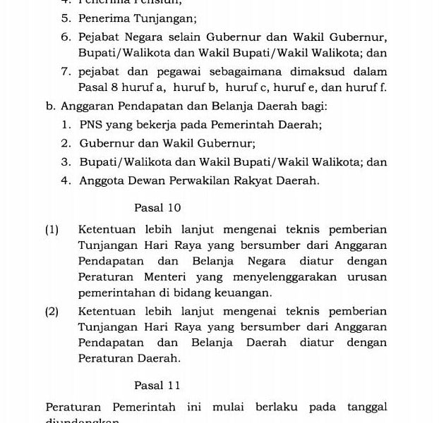 PP Akan Direvisi, Teknis Pembayaran THR untuk PNS Daerah Cukup dengan Perkada