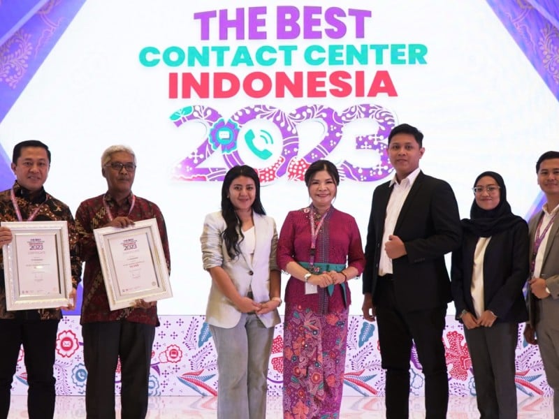 Pegadaian Borong 5 Penghargaan di Ajang The Best Contact Center Indonesia 2023