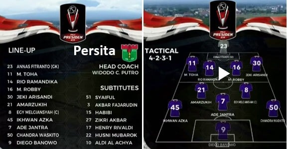 Piala Presiden: Barito Putera vs Persita Tangerang 3-1, Persita Tersingkir. Ini Videonya