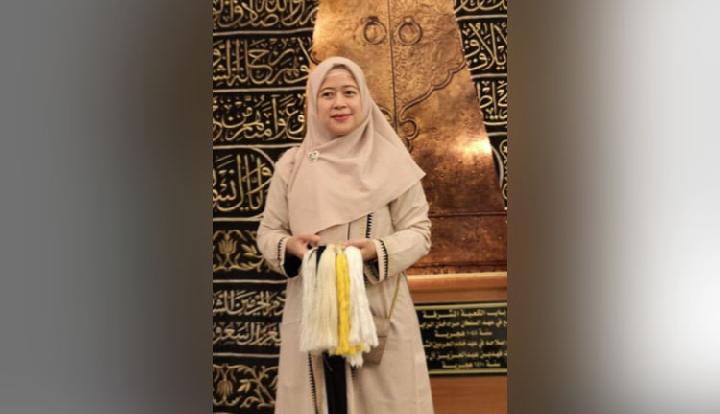 Warganet Memuji Puan Maharani Cantik Berhijab Saat Umrah