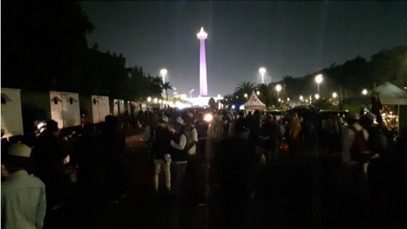 Peserta Reuni 212 Mulai Padati Monas