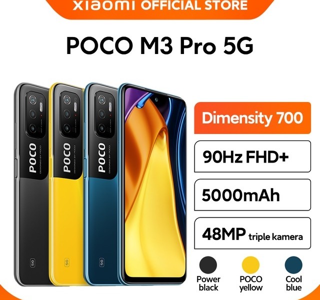 Rekomendasi HP Gaming Poco M3 Pro 5G - Shopee Xiaomi