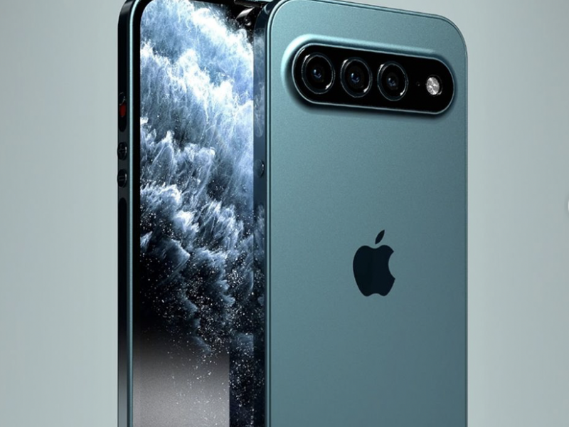 Dugaan tampilan desain belakang iPhone 17 Air/Instagram @Appledesign