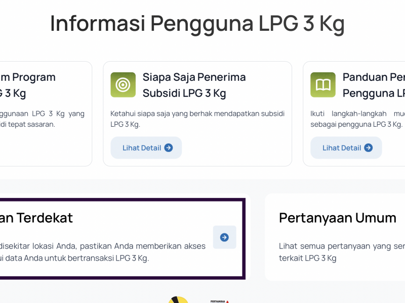 tampilang website MyPertamina