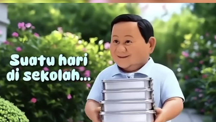 Potongan gambar yang menampilkan iklan MBG