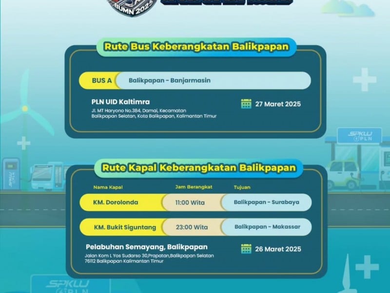 Link Daftar Mudik Gratis 2025 dari PLN, dan Rute Tujuannya