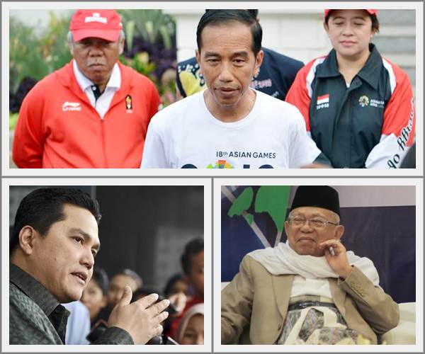 PILPRES 2019: Ma'ruf Amin dan Erick Thohir Datangi Posko Cemara