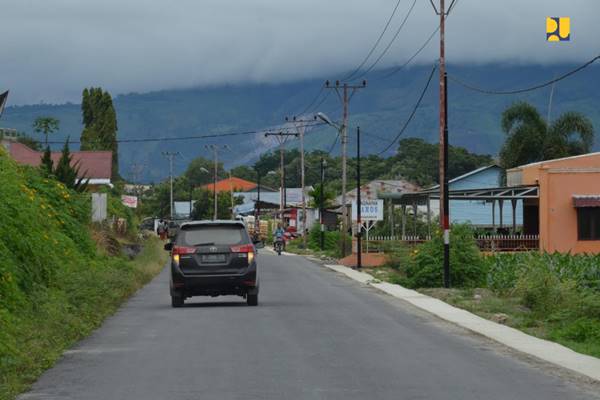 Wisata Tele Geopark, Seperti Ini Jalan Lingkar Pulau Samosir Sekarang