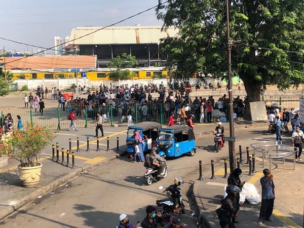 Kerusuhan di Tanah Abang, Ini Foto-Foto Reportase dari Lapangan