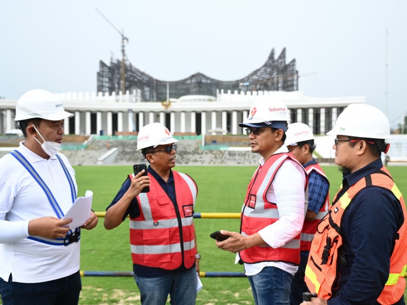 Pengecekan jaringan 5G dan 4G Telkomsel di IKN