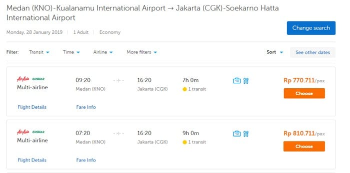 Tiket Medan-Jakarta dan Banda Aceh-Jakarta PP lebih Murah via Malaysia. Begini Penjelasannya