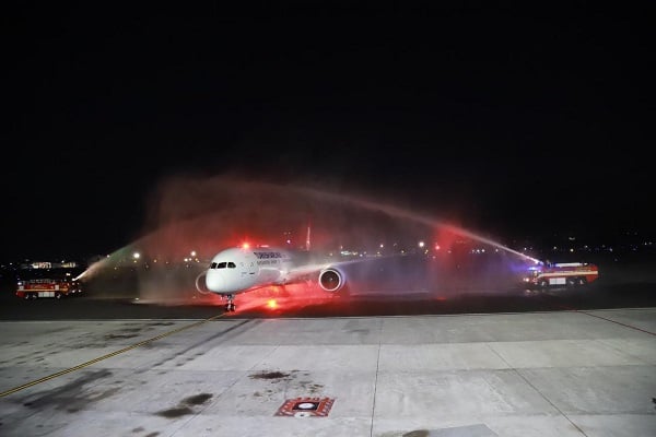 Bandara Internasional I Gusti Ngurah Rai - Bali Sambut Inaugural Flight Turkish Airlines