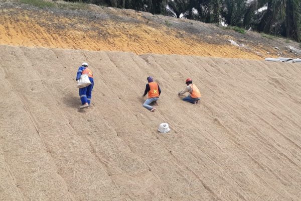 Antisipasi Tebing Longsor, Hutama Karya Datangkan Jerami dari Sumbar