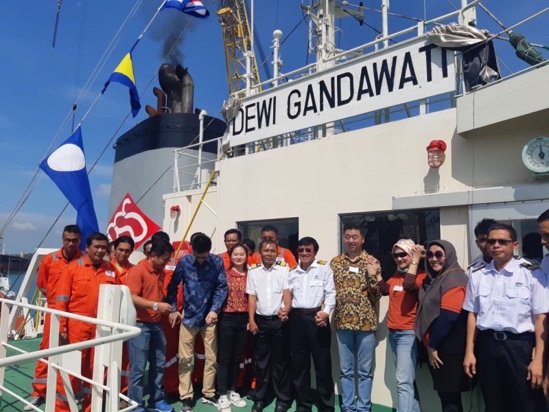 Pelita Samudera Shipping (PSSI) Serah Terima Kapal Dewi Gandawati