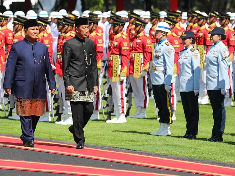 Foto-Foto Pelantikan Presiden Prabowo dan Kenangan Bersama Joko Widodo