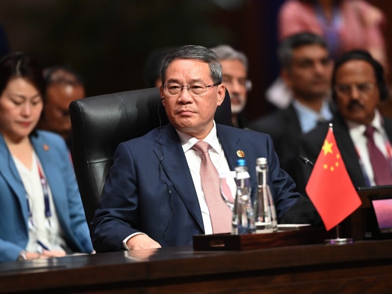 Perdana Menteri China Li Qiang menghadiri KTT ke-18 Asia Timur di Jakarta Convention Center (JCC), Senayan, Jakarta, Kamis (7/9/2023)./Media Center KTT ASEAN 2023