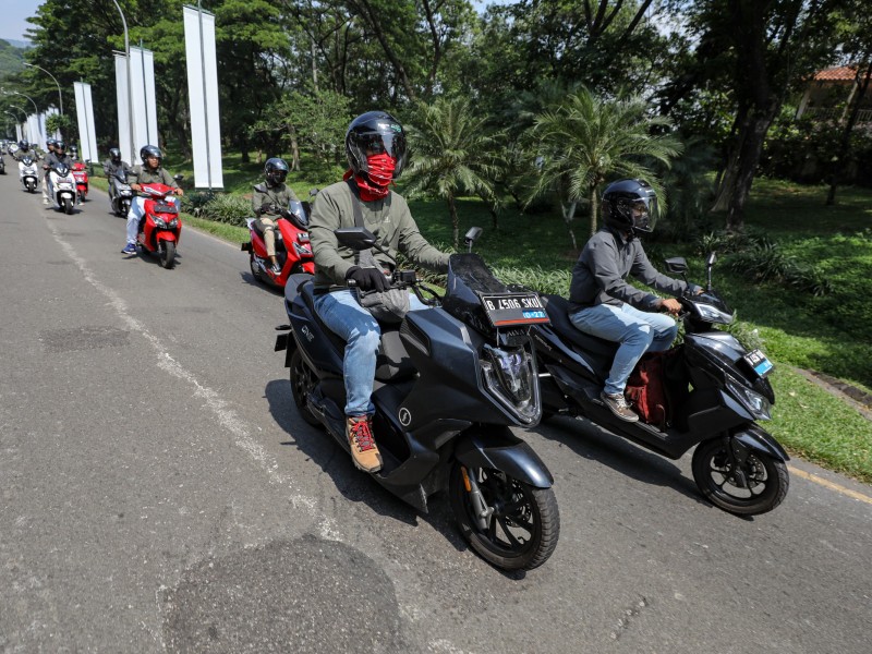 Xplore Motor Listrik: Tempuh Jarak Jakarta-Sentul, 12 Unit Motor Listrik Terkendala Performa Baterai