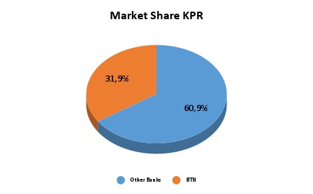 Pangsa pasar KPR BTN vs industri