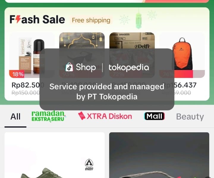 Tampilah Shop Tokopedia setelah migrasi rampung/Bisnis.com- Annisa Saumi