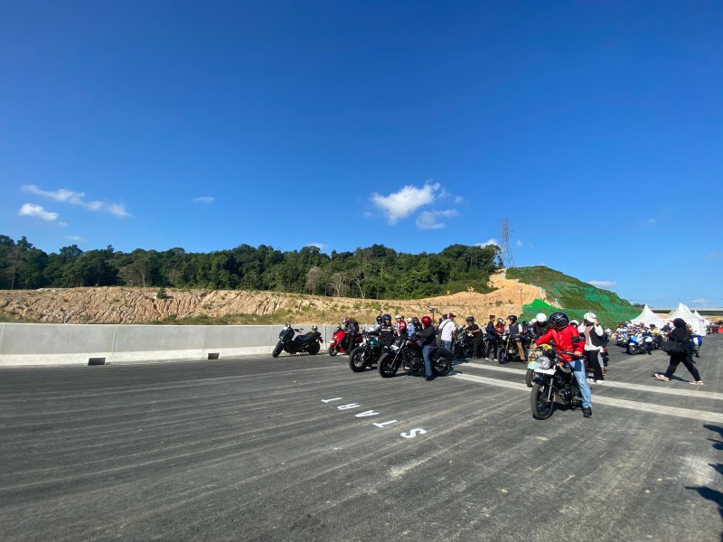 EKSKLUSIF - Foto dan Video Jembatan Pulau Balang hingga Tol di IKN Diresmikan Presiden Joko Widodo