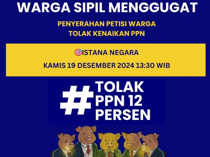 Warganet hingga K-Popers Gelar Demo Tolak PPN 12% di Istana Negara Hari Ini (19/12)