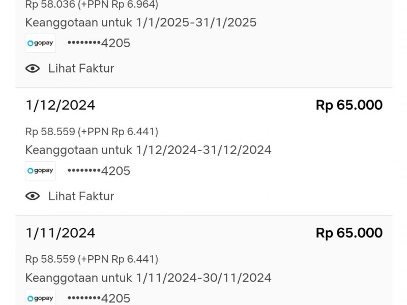 Perbandingan tarif langganan Netflix Desember 2024 vs Januari 2025