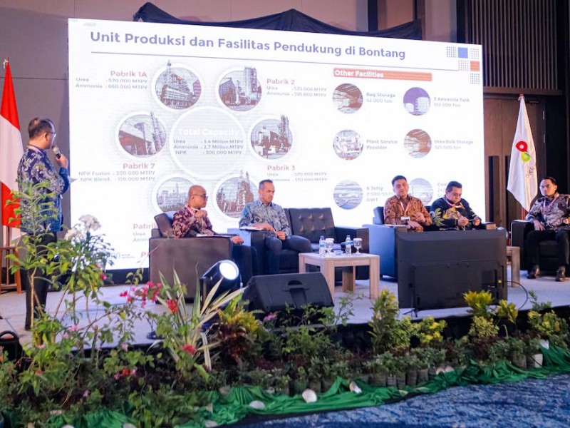 PT Pupuk Kalimantan Timur (Pupuk Kaltim) memaparkan potensi pengembangan industri hilir berbasis gas melalui rencana pembangunan pabrik Amoniak-Urea di Fakfak, Papua Barat./JIBI-Istimewa