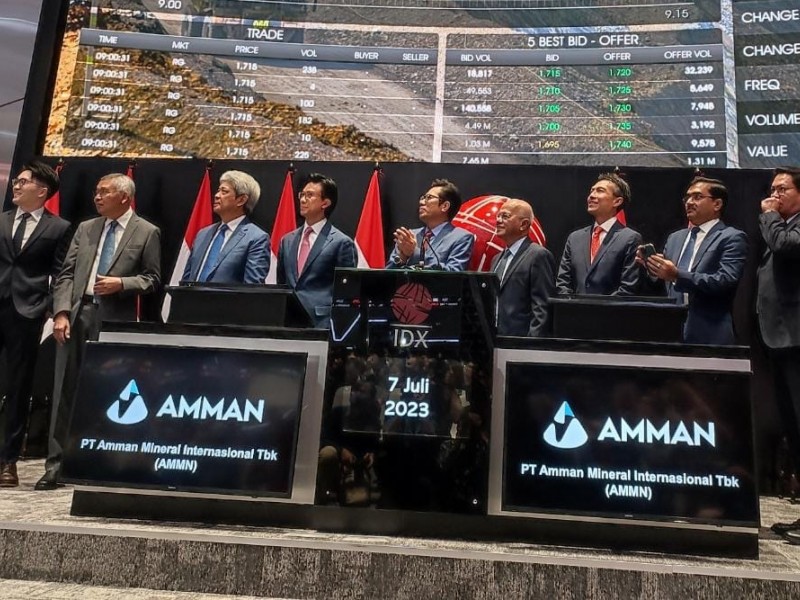Amman (AMMN) Targetkan Produksi Emas 1 Juta Ons pada 2024