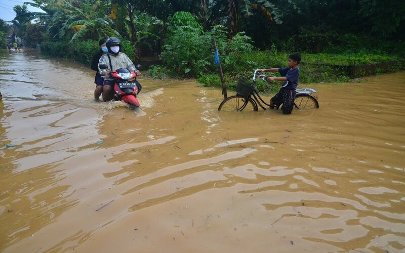 Ilustrasi banjir