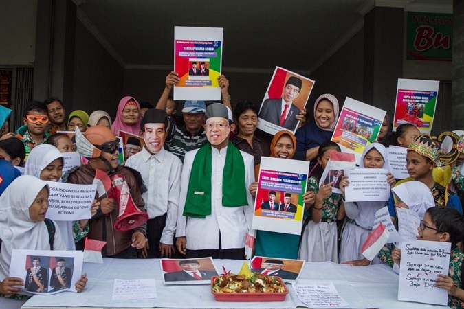 Foto-foto Persiapan Pelantikan Presiden dan Wakil Presiden 2019-2024