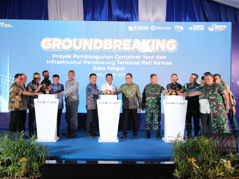 Groundbreaking Container Yard Jadi Titik Balik Pengembangan Pelabuhan