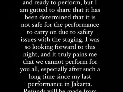 Mendadak, Konser Dua Lipa di Jakarta Besok Batal!