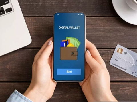 Ilustrasi dompet digital