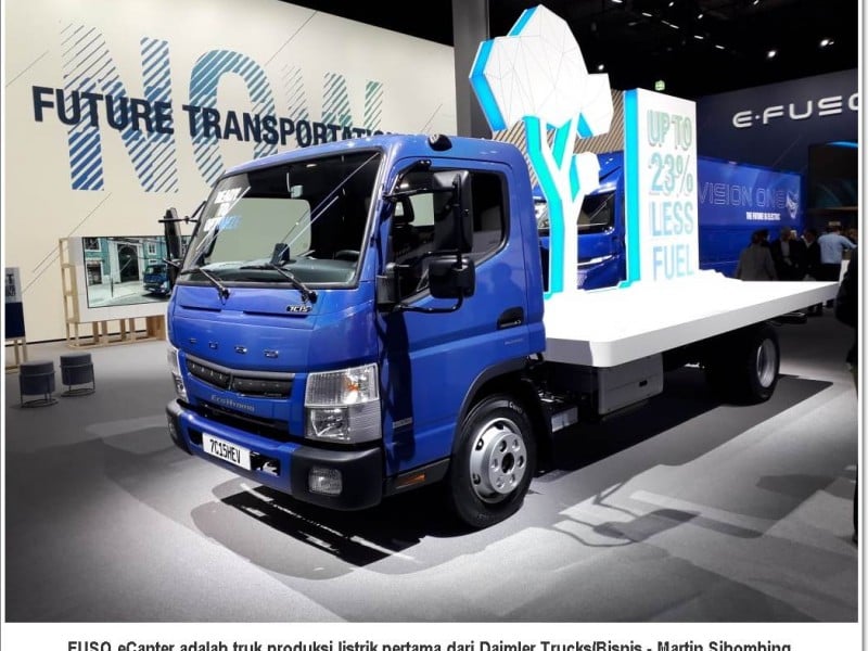 eCanter, Truk  Listrik Pertama dari Daimler Trucks