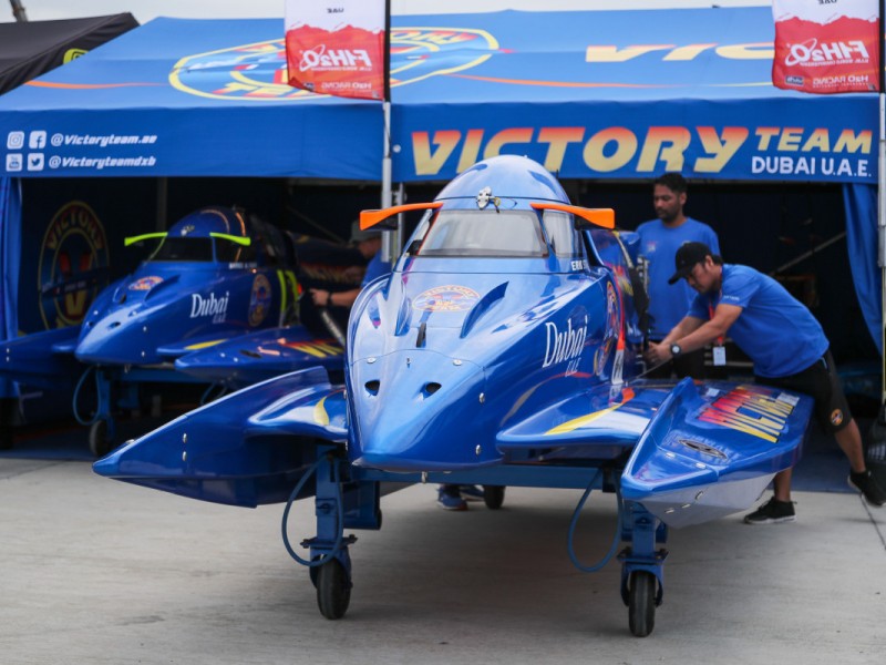 Foto-foto Canggihnya Perahu Motor di F1 Powerboat Danau Toba