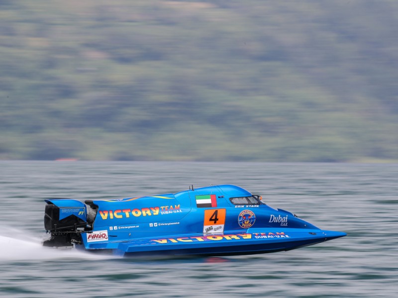 Foto-foto Canggihnya Perahu Motor di F1 Powerboat Danau Toba