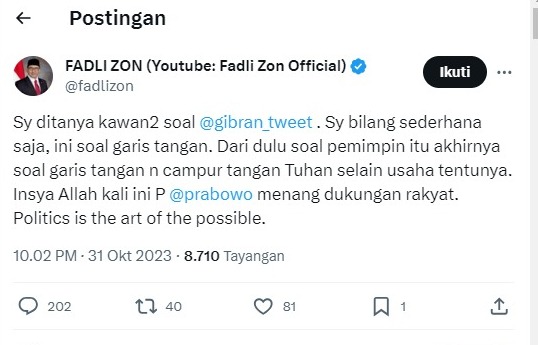 fadli zon