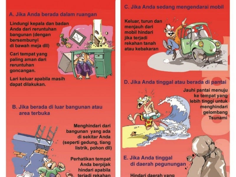 Ini yang Harus Dilakukan Saat Terjadi Gempa