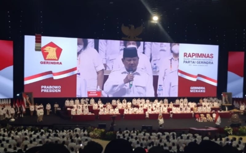 Ketua Umum Partai Gerindra Prabowo Subianto 