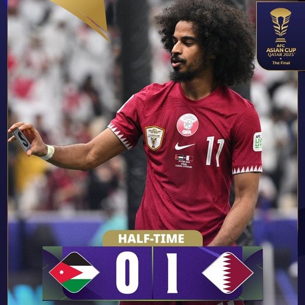 Hasil Yordania vs Qatar, Final Piala Asia 2023: Hattrick Afif Bawa Qatar Juara!