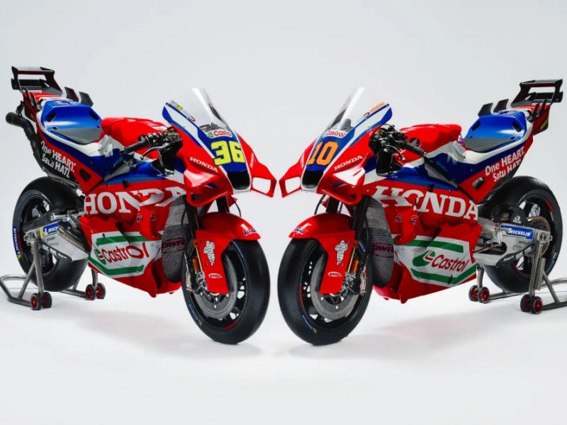 Honda Gandeng Castrol di MotoGP 2025, Ini Tampilan Baru Motor Balapnya!