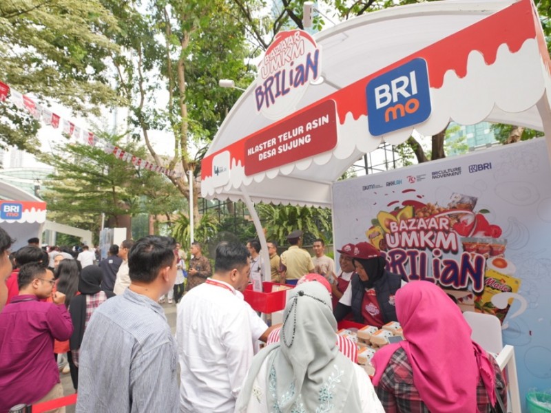 HUT ke-79 RI, BRI Gelar Bazaar UMKM di BRILiaN Independence Week