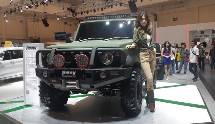 Wow, Tema Booth Suzuki Terinspirasi Jimny Generasi Ke-4