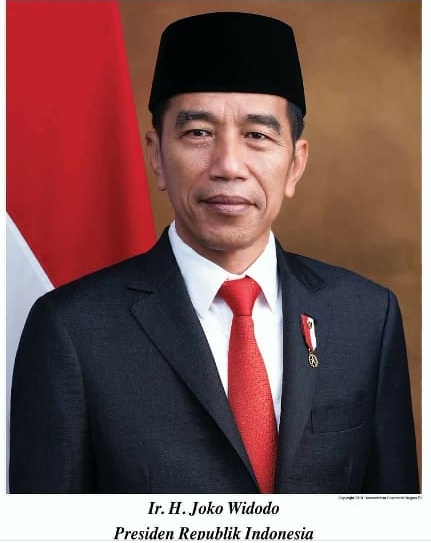 Sesneg Rilis Foto Resmi Presiden dan Wapres 2019-2024