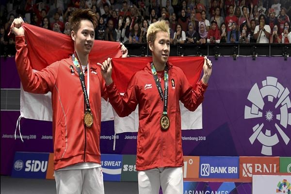 Makna Tangisan Pertama Kevin Sanjaya di Final Bulu Tangkis Asian Games 2018