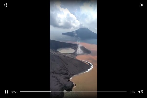 Krakatau Terkini, 13 Januari 2019, Muntahan Zat Besi hingga Perubahan Morfologi