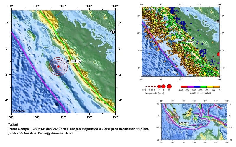 Deretan Sesar Aktif Di Indonesia, dan Gempa Bumi yang Pernah Ditimbulkannya