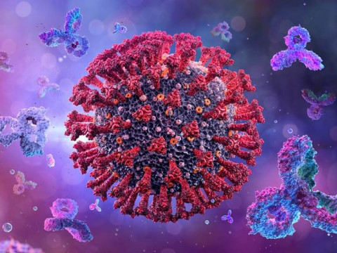 Ilustrasi virus corona